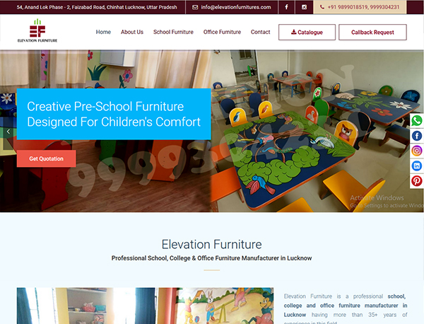 College Website Designing in Lucknow